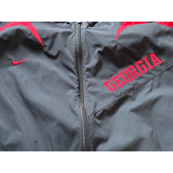 Georgia Bulldogs Nike Jacket Mens L Red Full Zip Jacket NCAA SEC - Picture 4 of 11